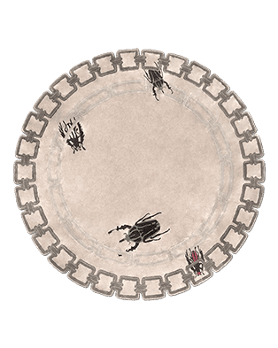 Golden Bugs Rug by Rug'Society