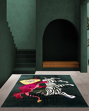 Hallway With Spirit Rug of Studio Collection by Rug'Society
