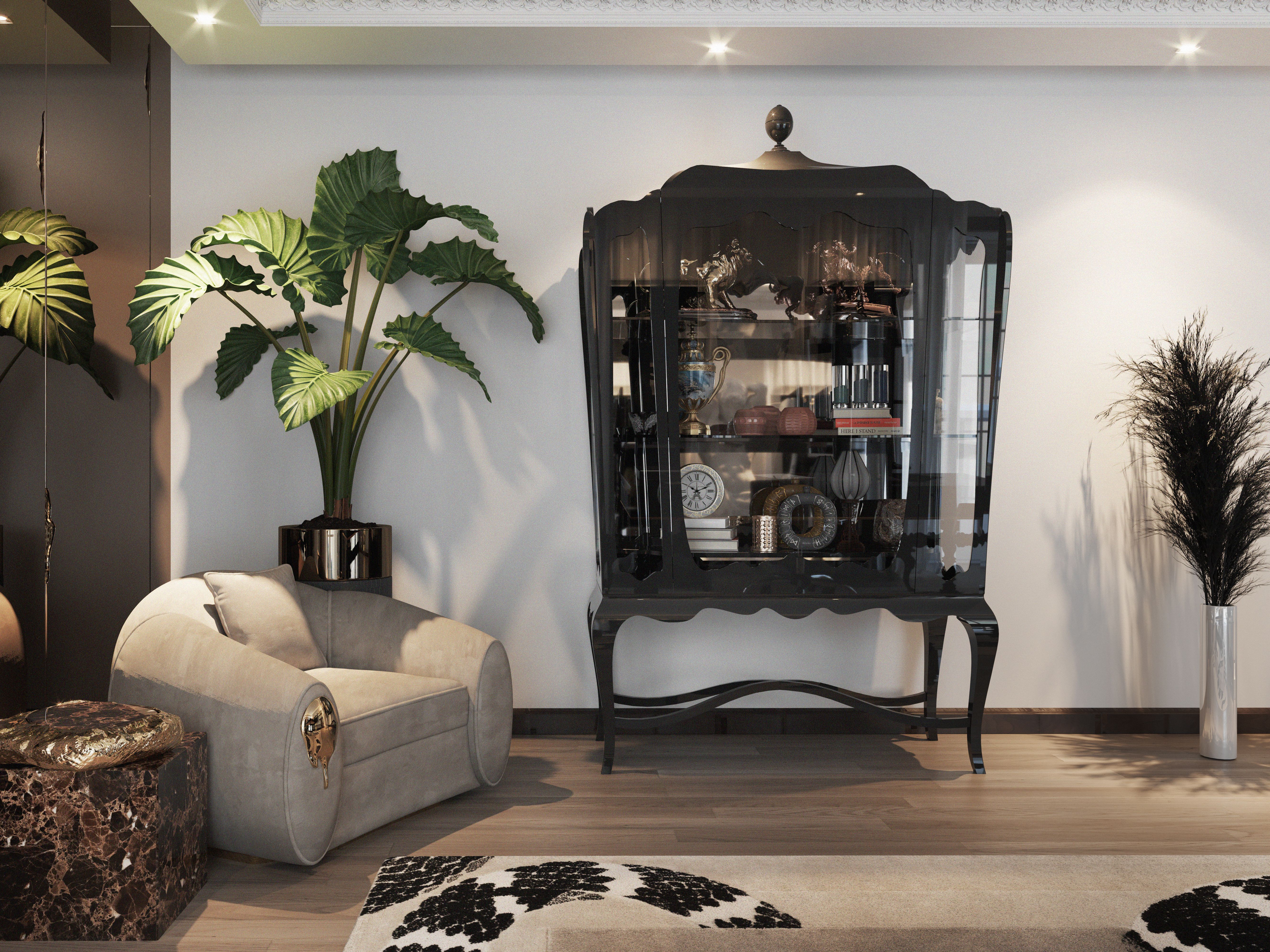 Alluring Reading Corner Ambiance with Imperial Snake&nbsp;Rug by Rug'Society