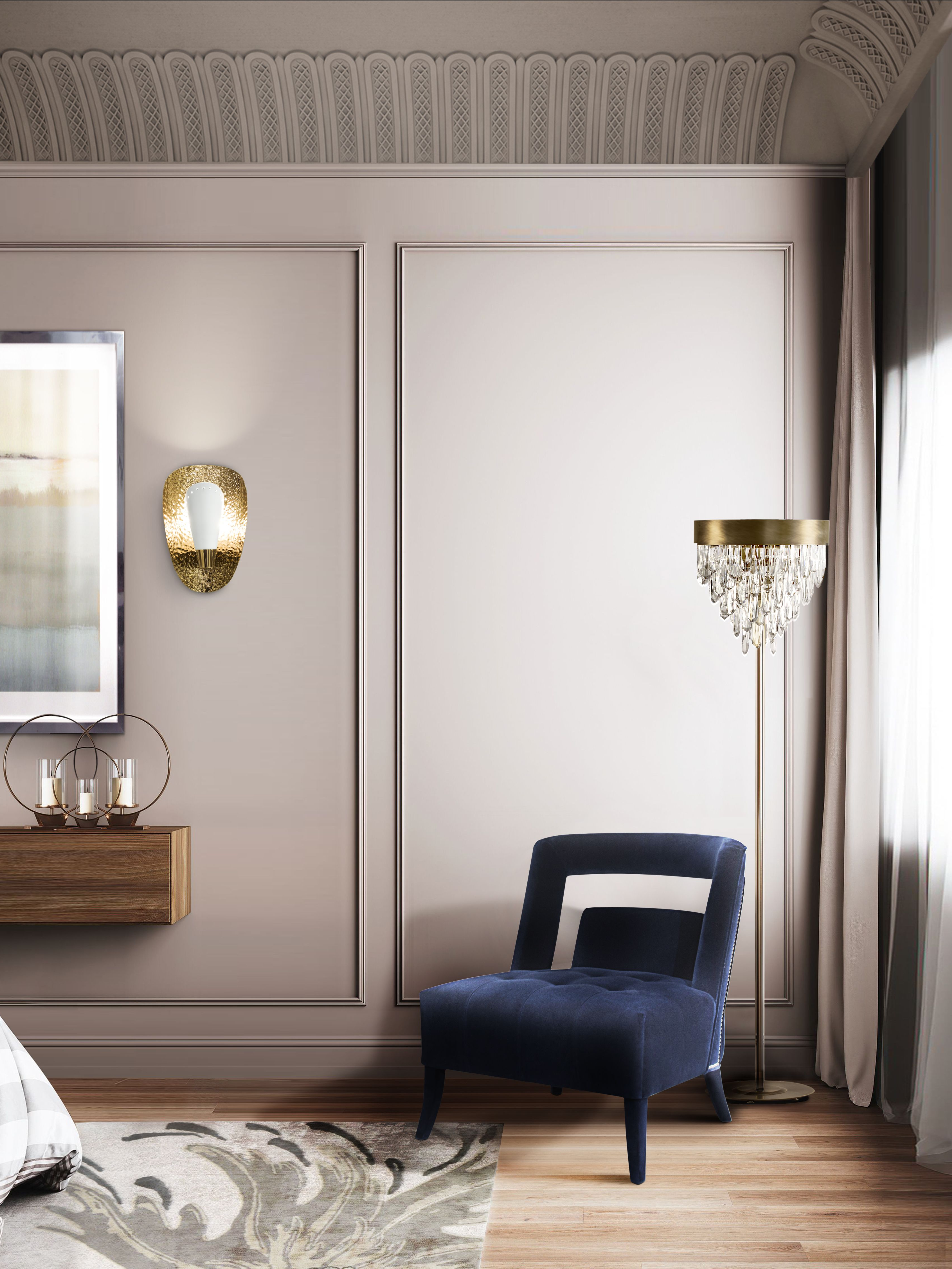 Beautiful and Comforting Reading Corner with Neptuno&nbsp;Rug by Rug'Society