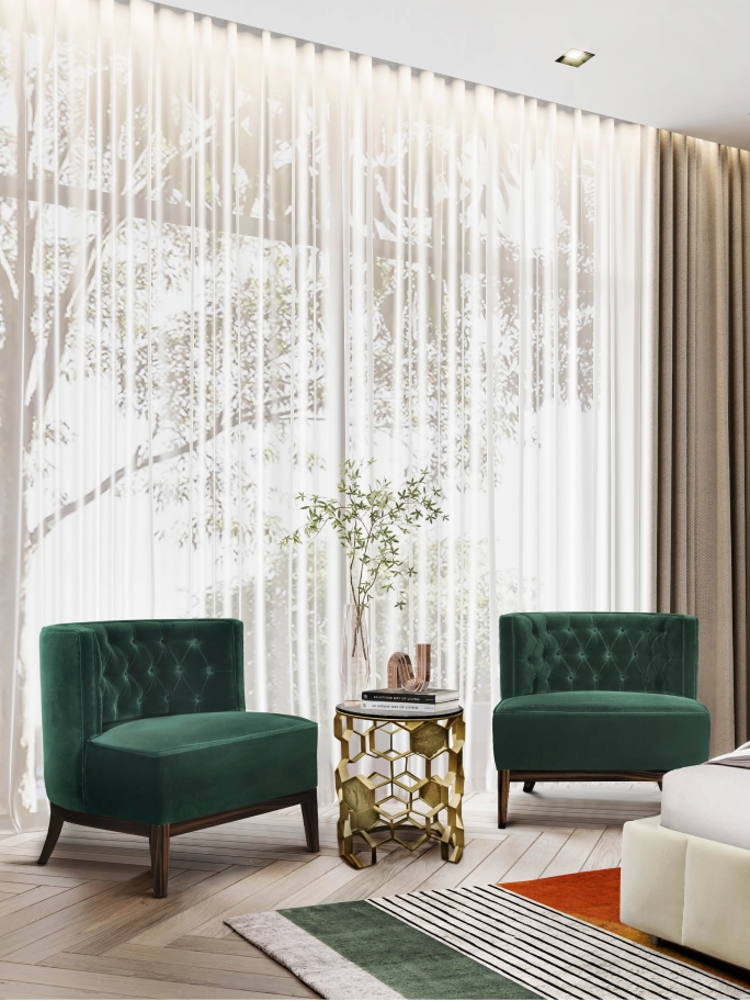 Bright Modern Bedroom Design With Simba&nbsp;Rug by Rug'Society