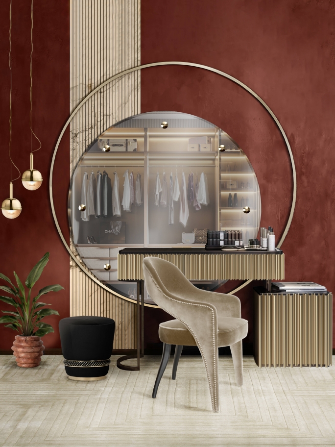 Elegant Exclusive Closet With The White Garden&nbsp;Rug by Rug'Society