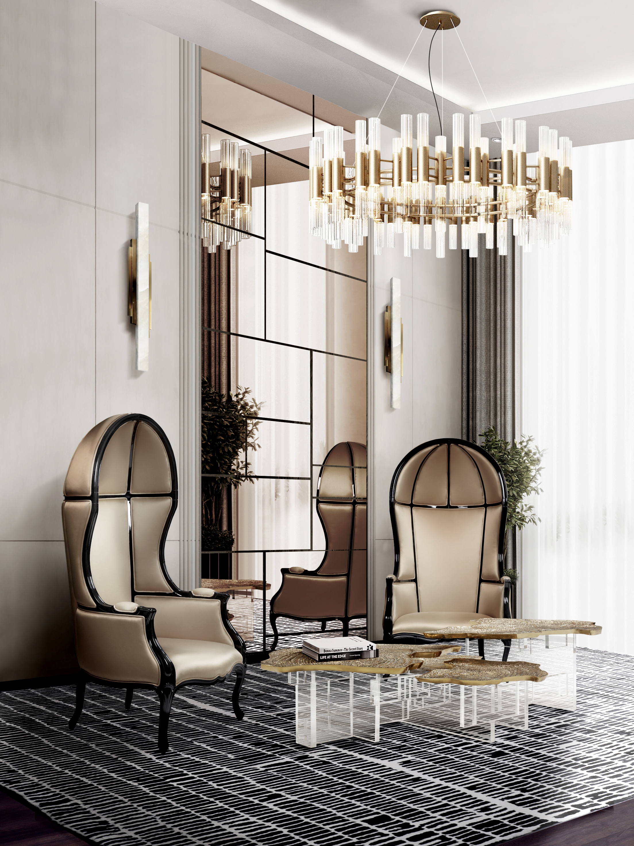 Elegant Lounge Area With Coll&nbsp;Rug by Rug'Society