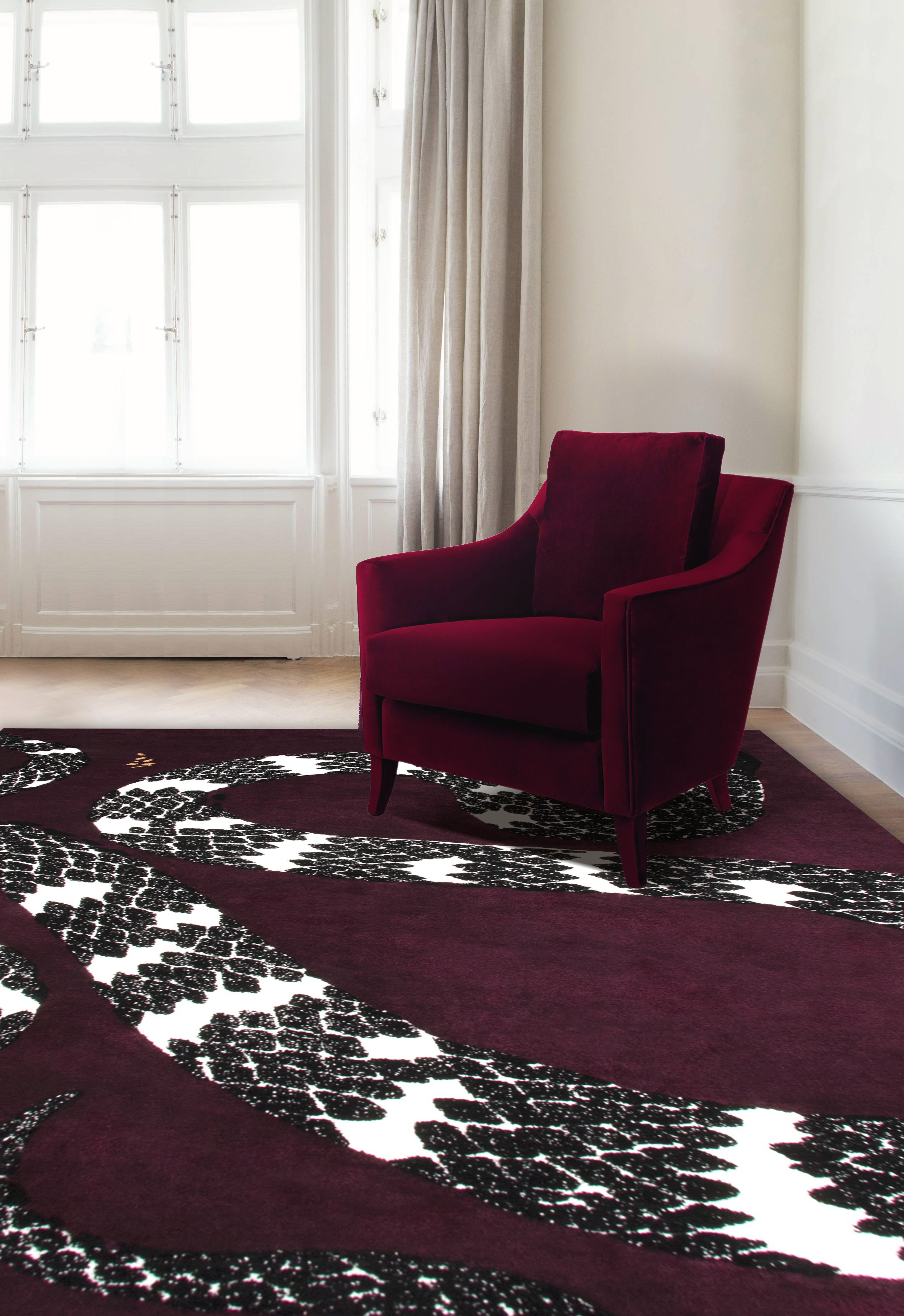 Elegant Reading Corner With Snake 8&nbsp;Rug by Rug'Society