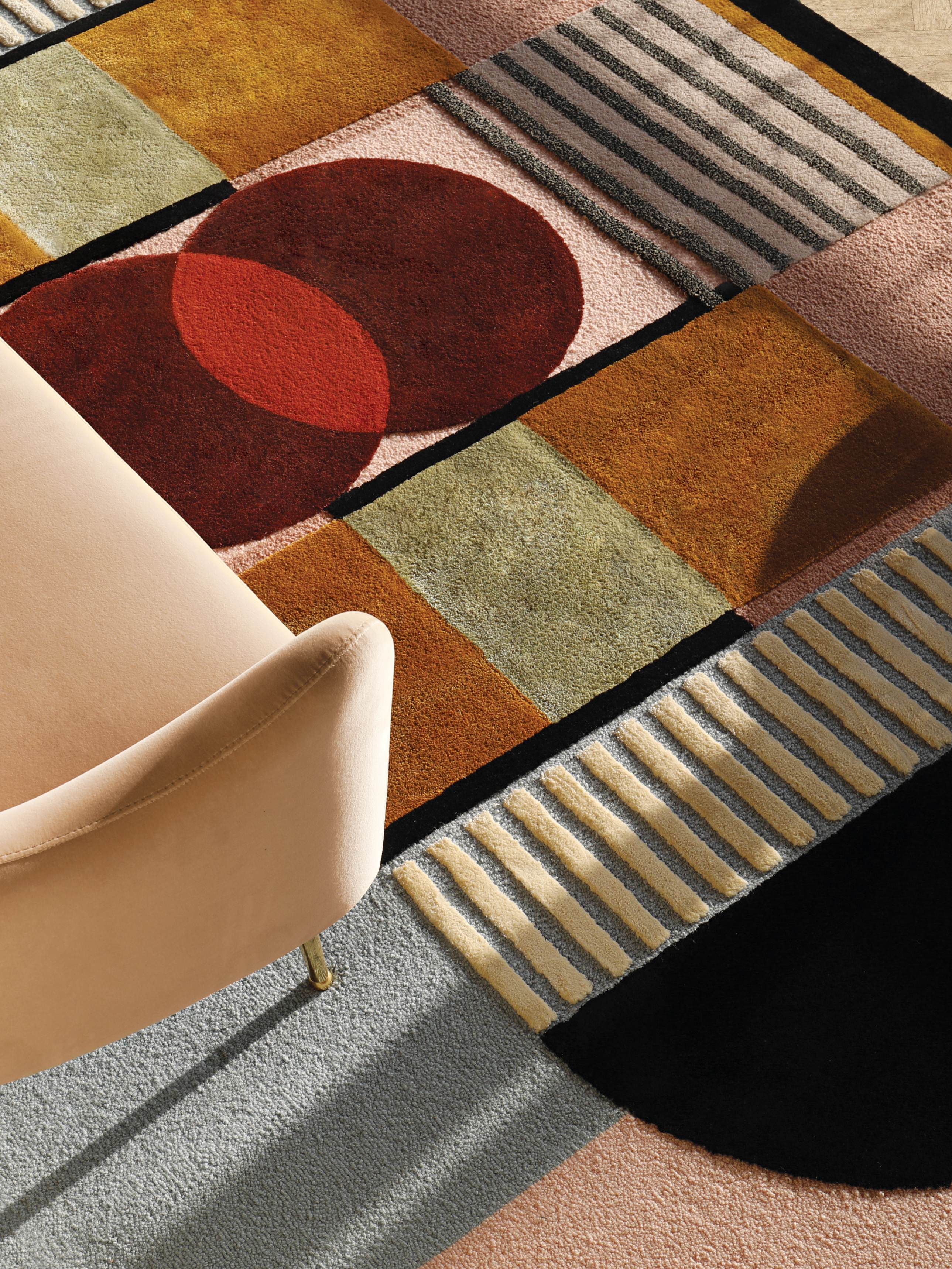 GEOMETRY AND COLOR WITH THE ISAAC&nbsp;RUG by Rug'Society