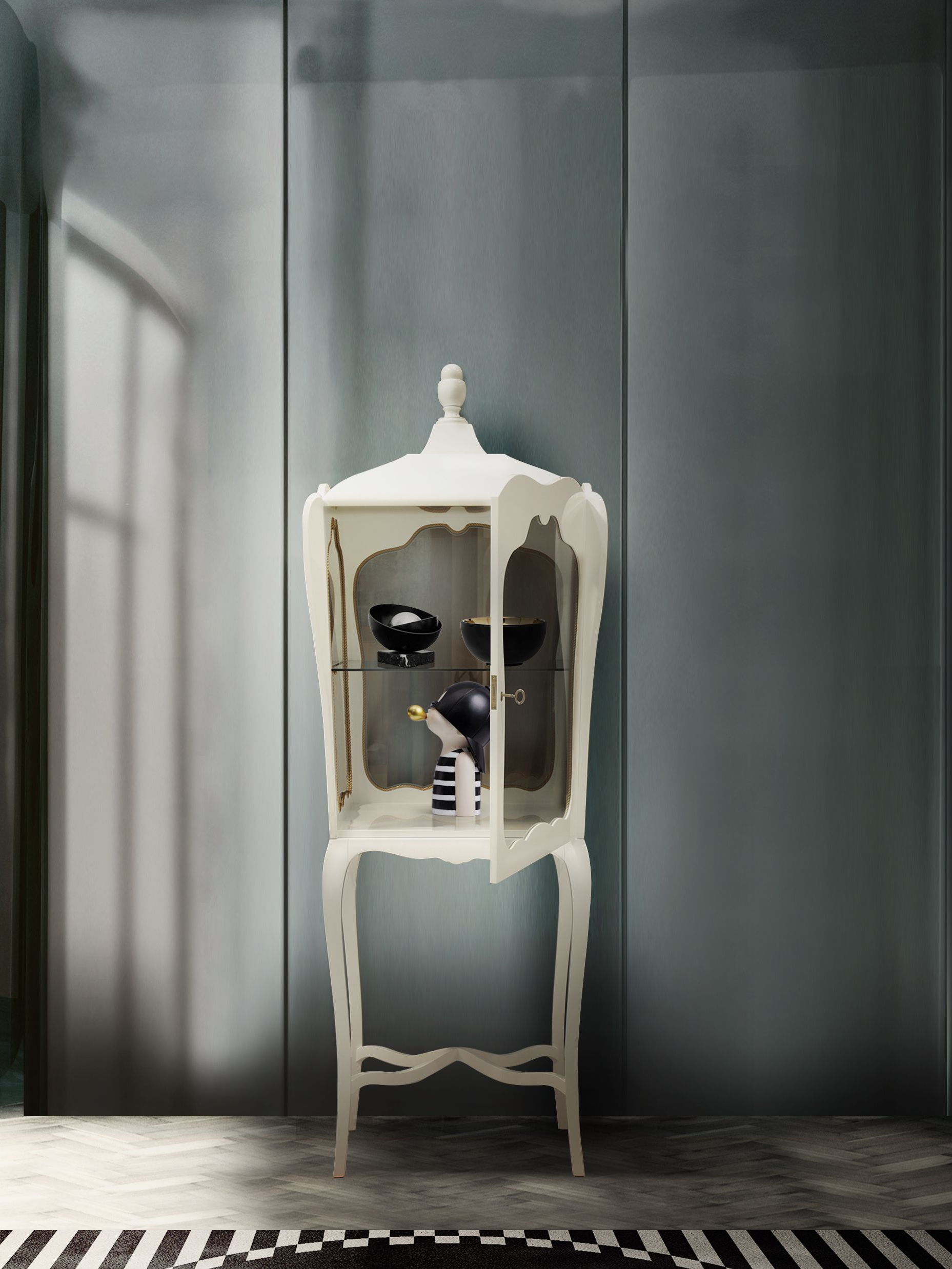 High-end Hallway Design with the Ocli&nbsp;Rug by Rug'Society