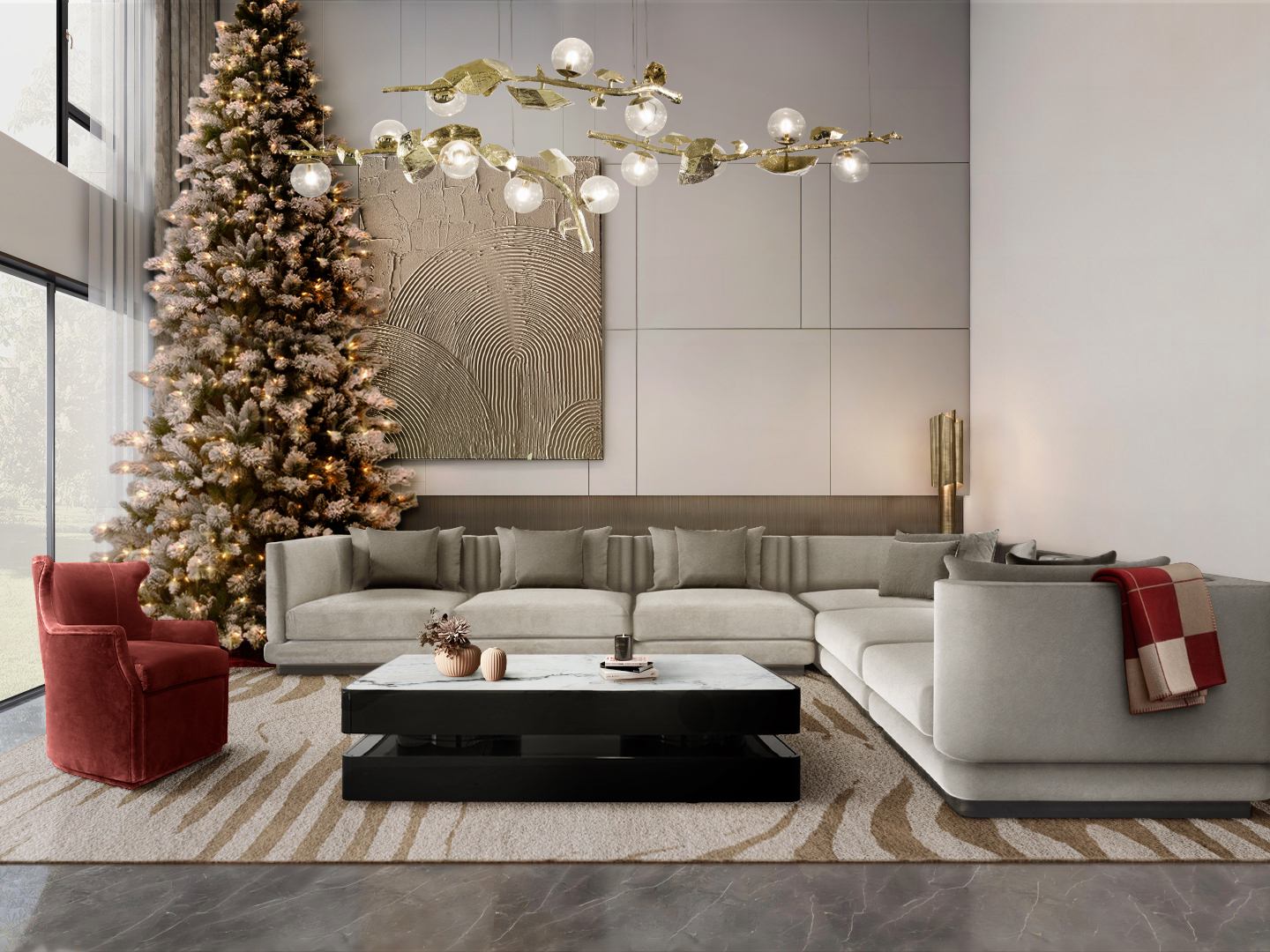 HOLIDAY LIVING ROOM&nbsp;DECOR by Rug'Society