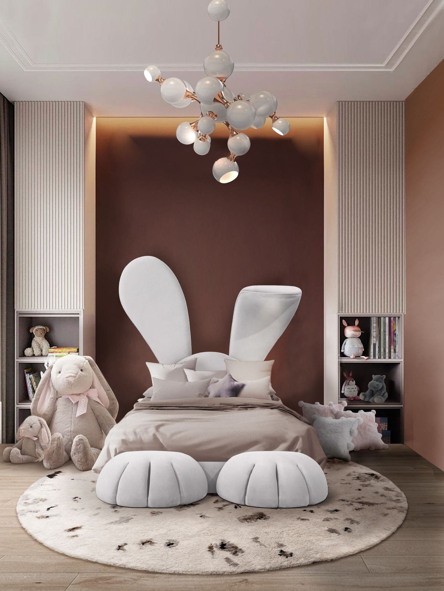 Kid's Bedroom With Our Oslo Fluffy&nbsp;Rug by Rug'Society