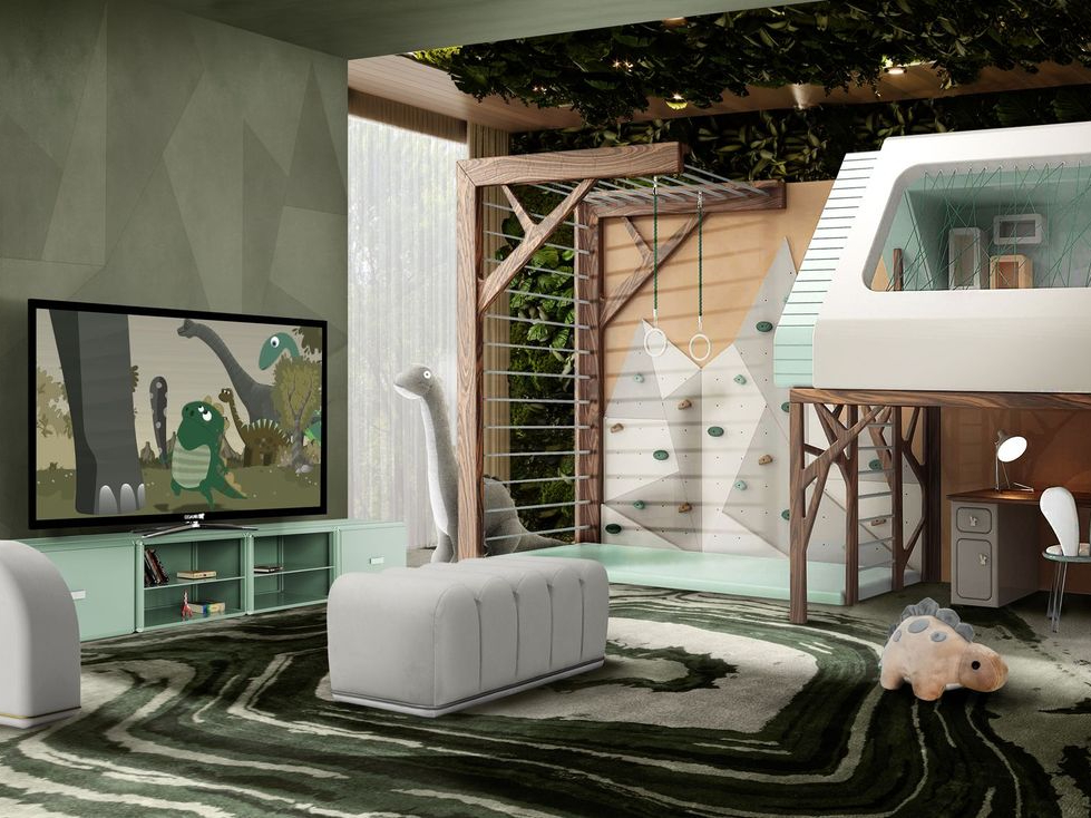 Kid's Playroom With Agatha Handmade&nbsp;Rug by Rug'Society
