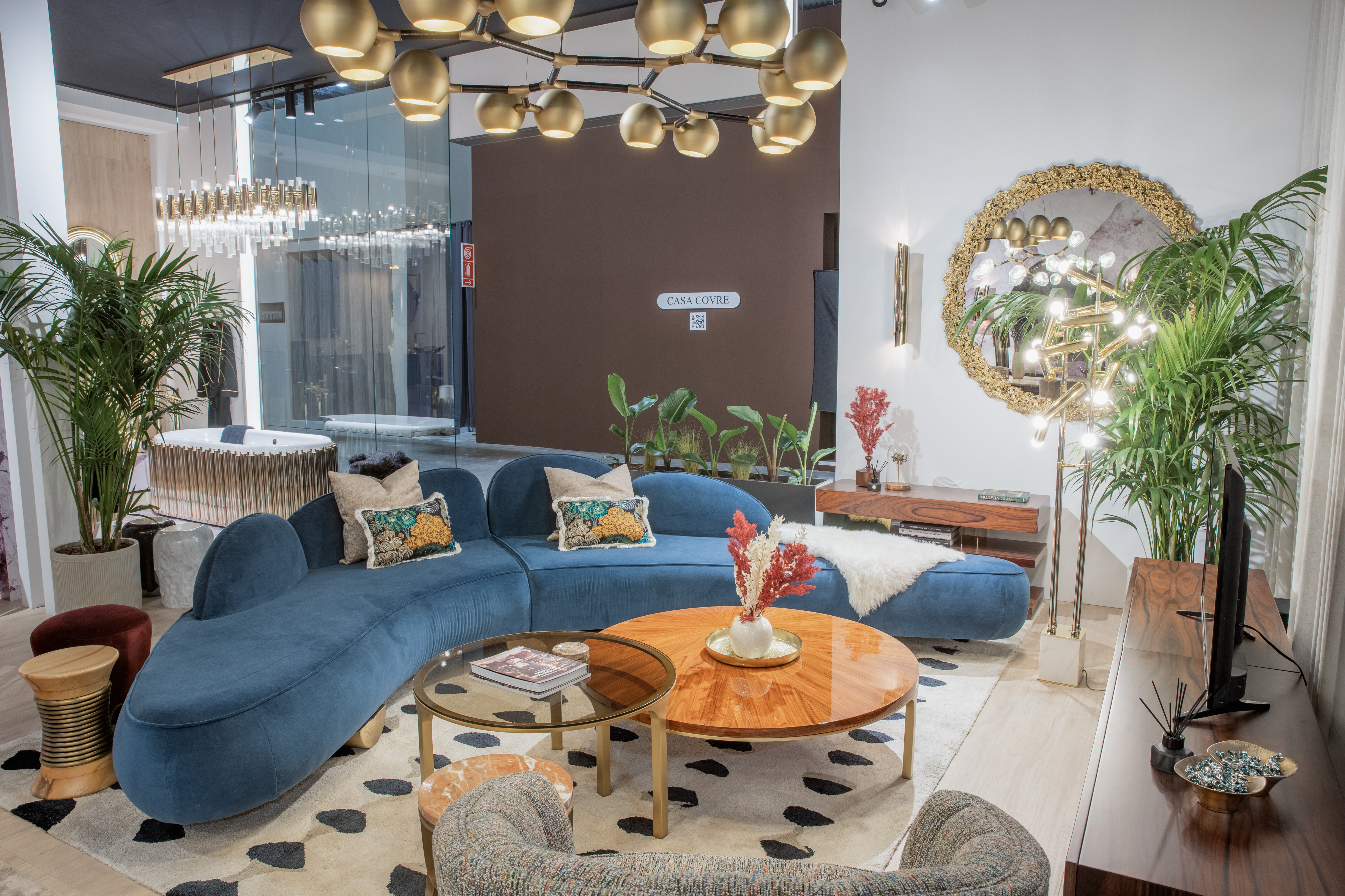 Living Room Design With The Beautiful Mursi&nbsp;Rug by Rug'Society