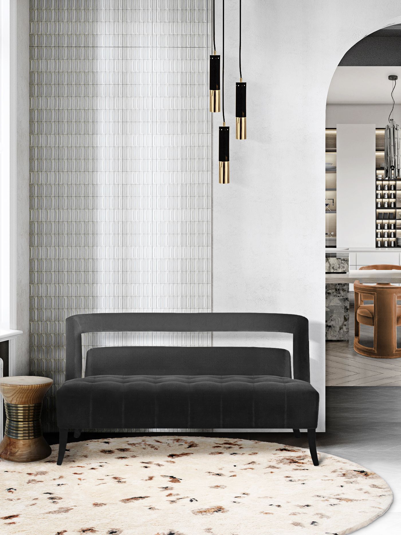 LIVING ROOM INSPIRATION WITH OSLO&nbsp;RUG by Rug'Society