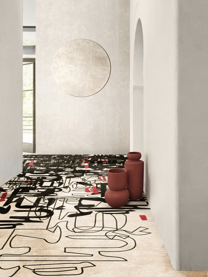 LIVING ROOM INSPIRATION WITH OSLO&nbsp;RUG by Rug'Society