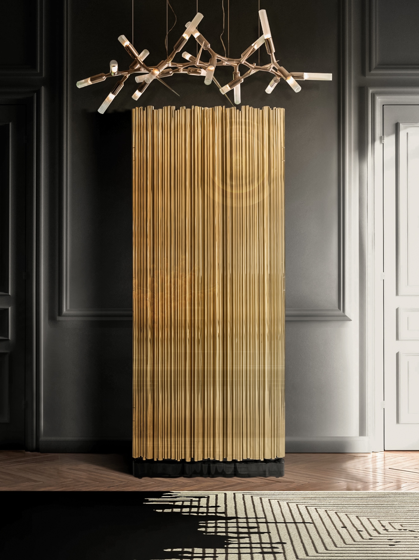 minimalist interior design With VALENCIA&nbsp;RUG by Rug'Society