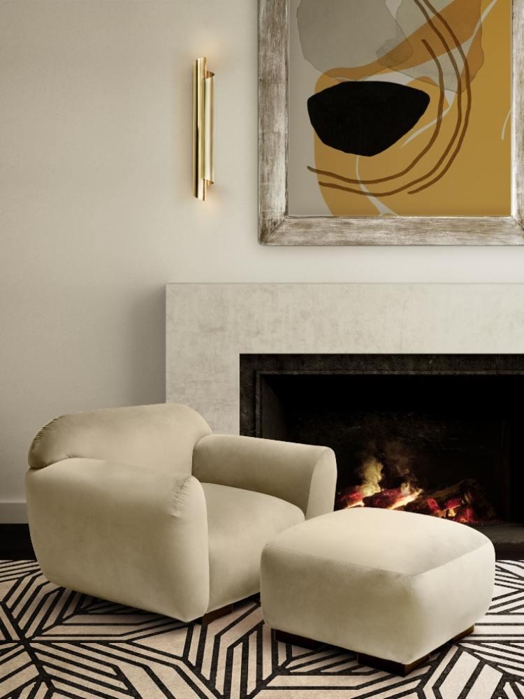 MODERN LIVING ROOM INTERIOR DESIGN WITH CAUCA&nbsp;RUG by Rug'Society