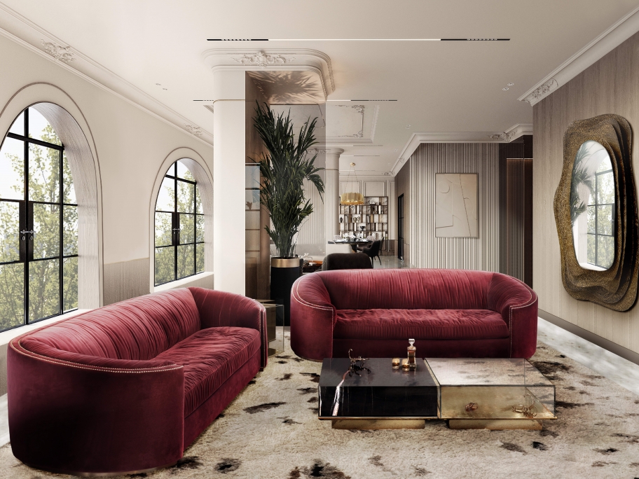 Neutral Modern Living Room With Oslo&nbsp;Rug by Rug'Society