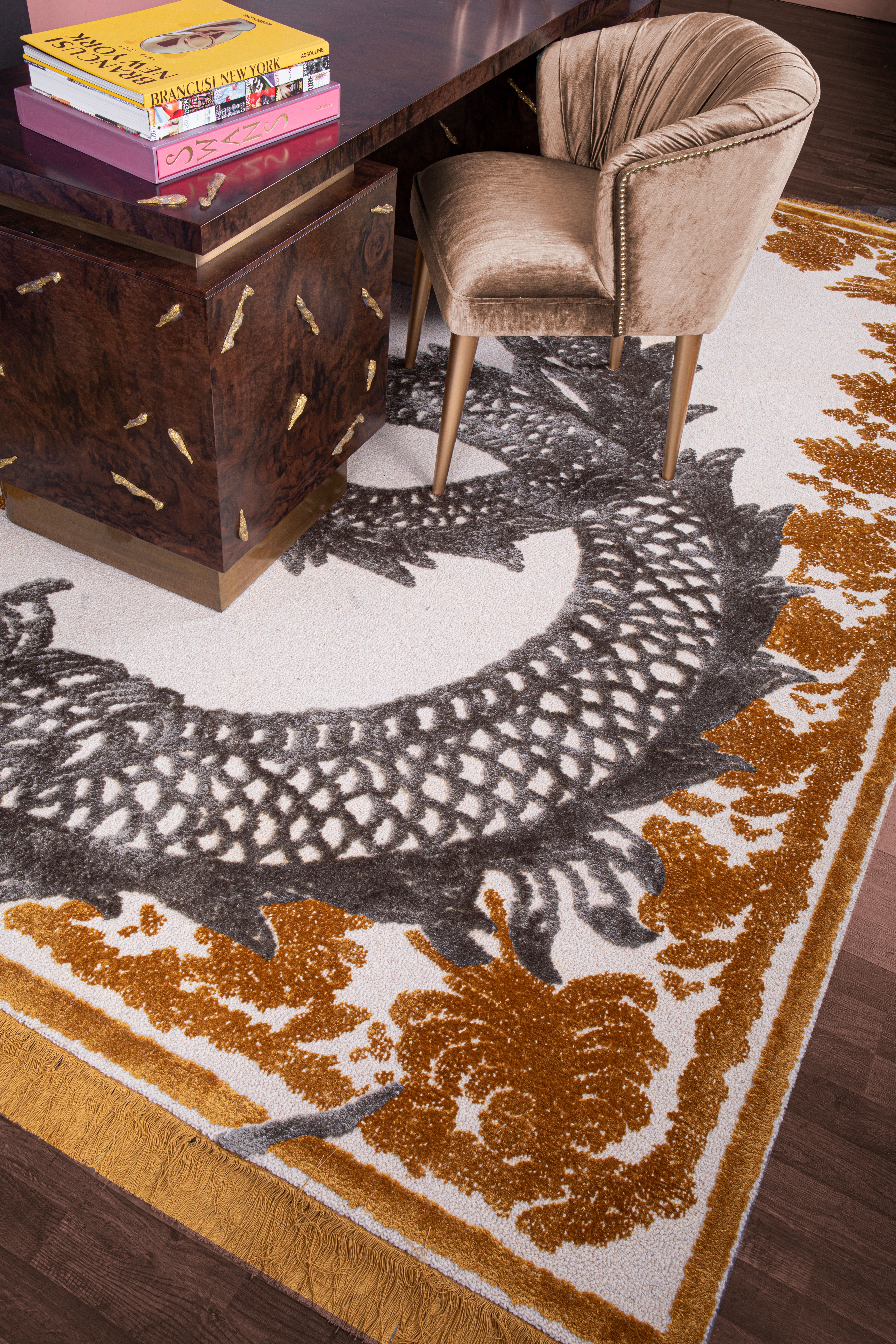 Powerful Home Office With Redleh Classic&nbsp;Rug by Rug'Society