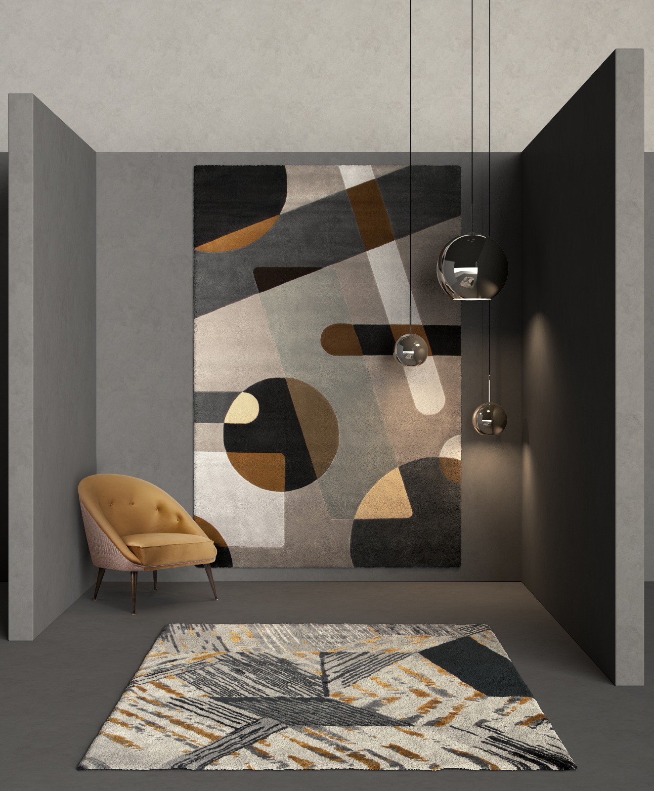 Rug'Society Art Gallery with JOH and XISTO&nbsp;Rugs by Rug'Society