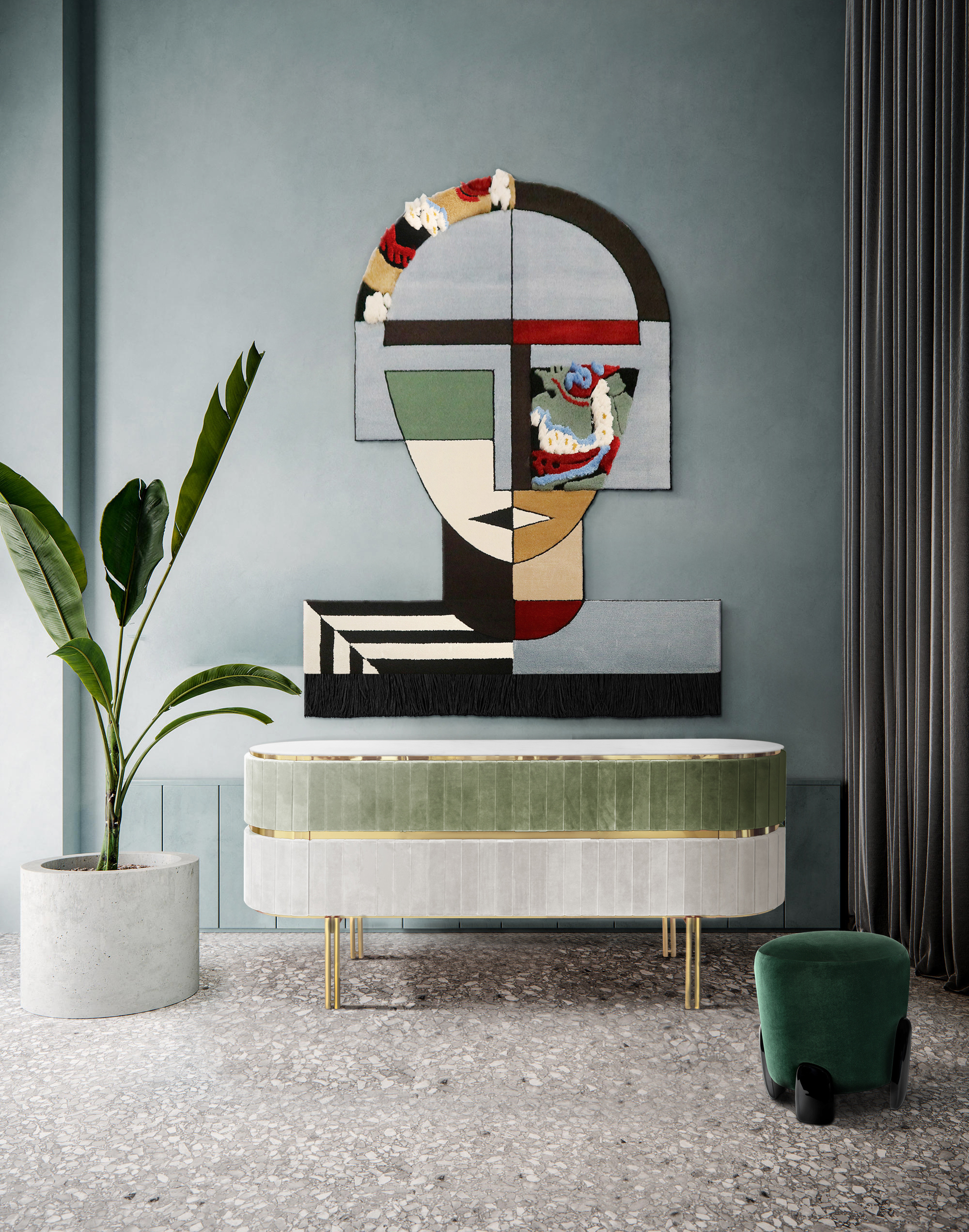 Rug'Society MIRA Geometric&nbsp;Hallway by Rug'Society