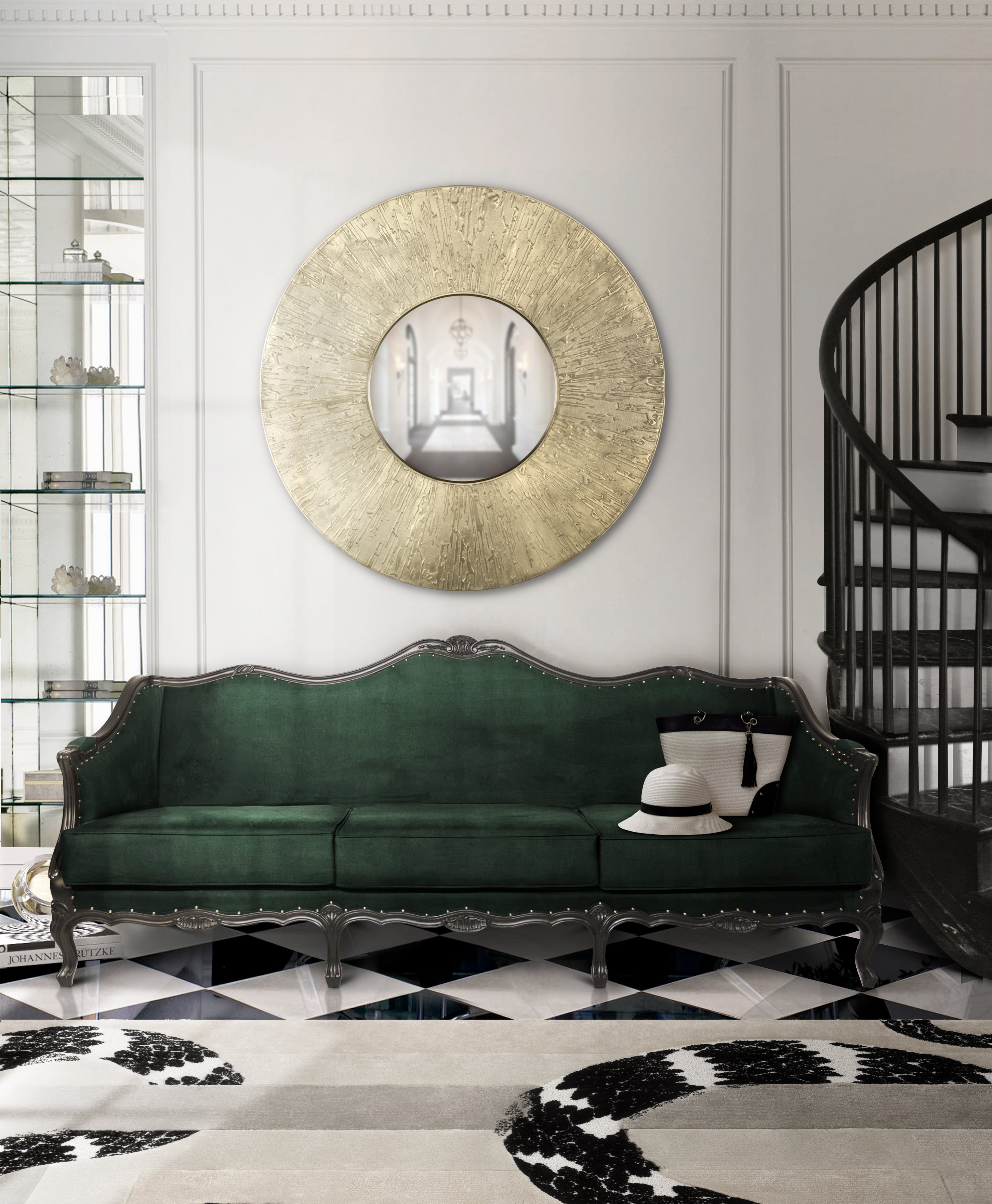 Rug'Society Neutral IMPERIAL SNAKE&nbsp;Hallway by Rug'Society