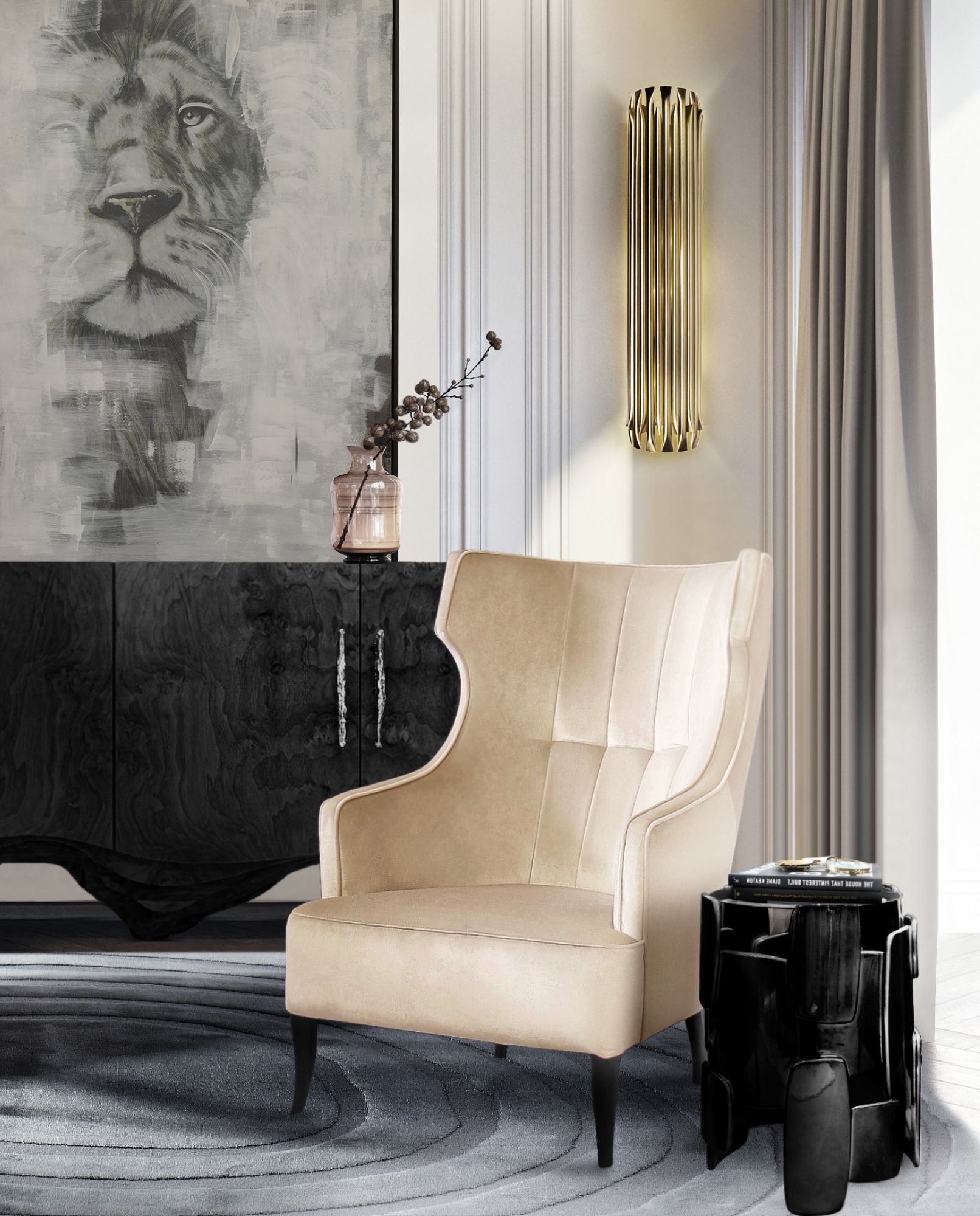 Rug'Society Superb Reading Corner with EYE&nbsp;Rug by Rug'Society