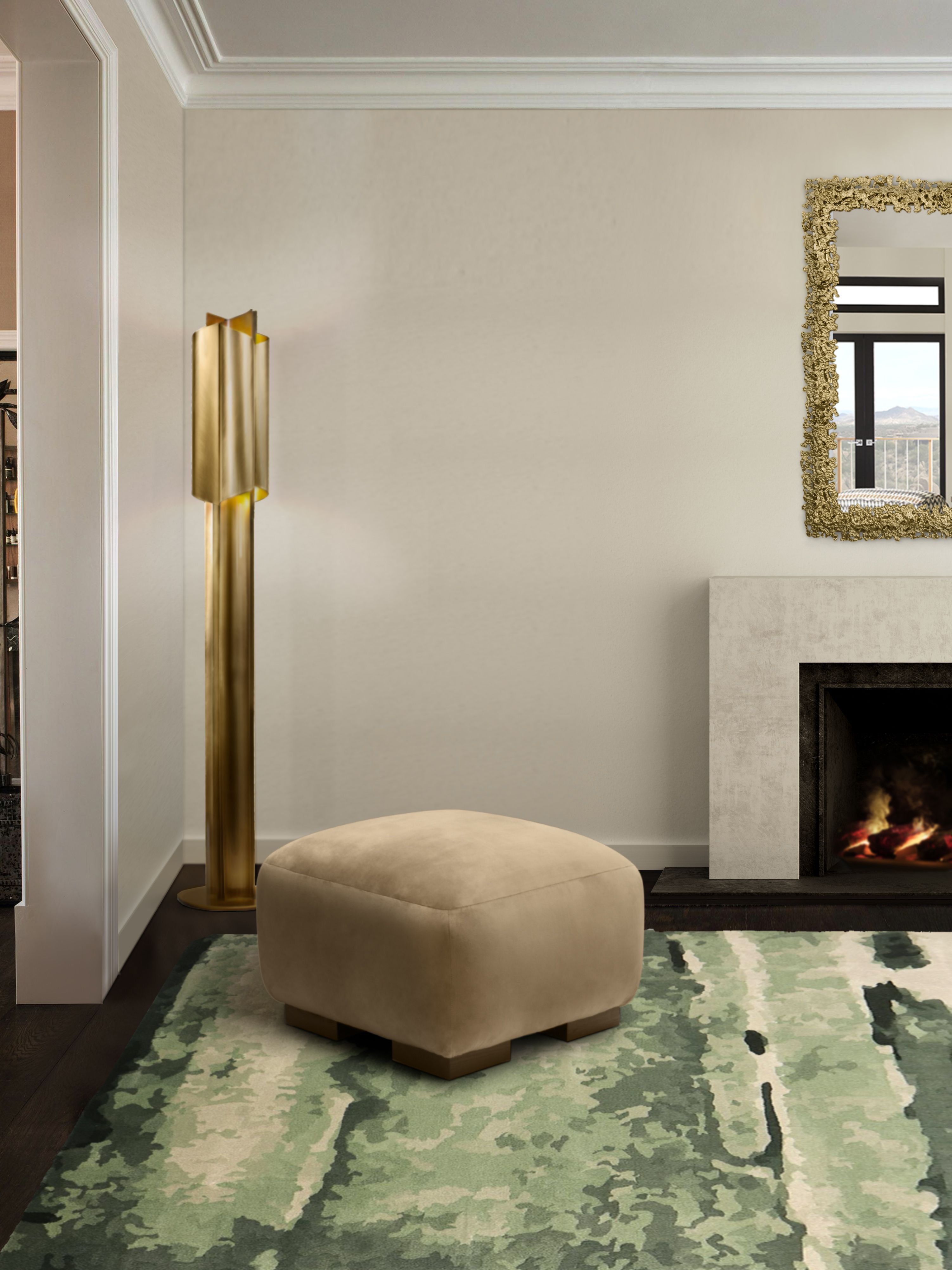 Vibrant and Unique Reading Corner with Möos&nbsp;Rug by Rug'Society