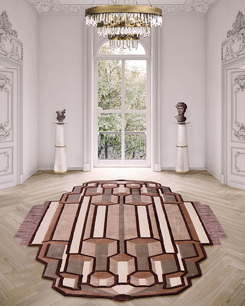 Living Room With Lucy Rug of Lounge Collection by Rug'Society