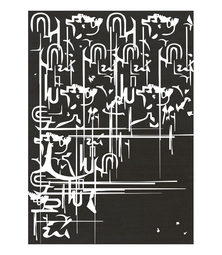 Blanc Ink Rug by Rug'Society