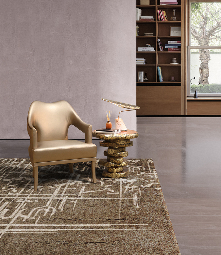 Blanc Ink Rug by Rug'Society