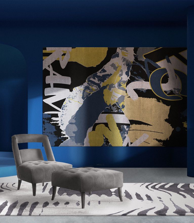 Graffitified I Rug by Rug'Society