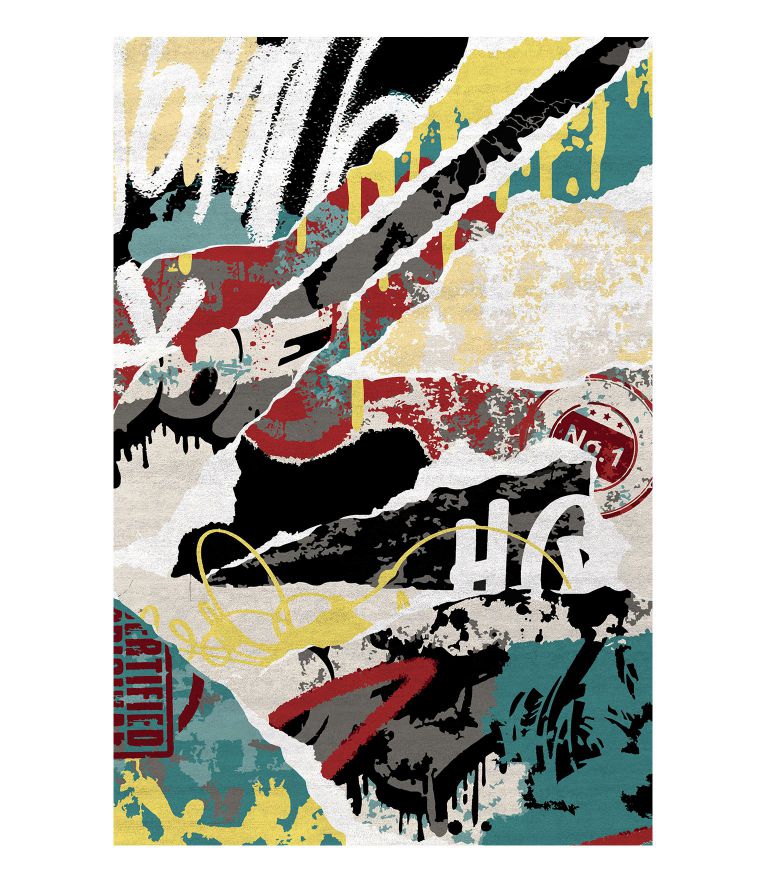 Graffitified II Rug by Rug'Society