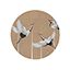 Heron Nude Round Rug by Rug'Society