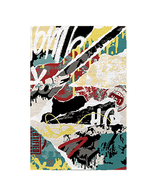 Graffitified II Rug by Rug'Society
