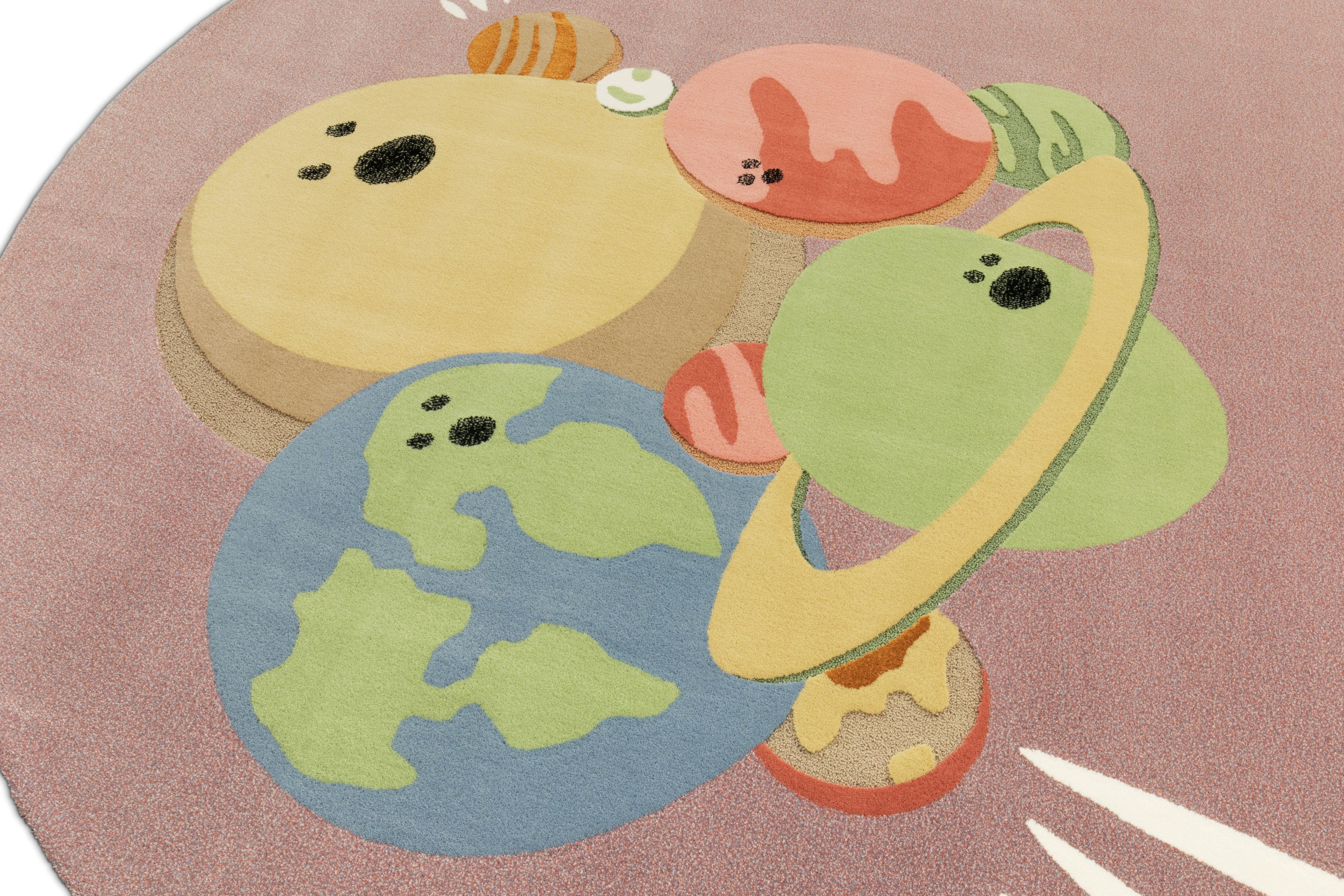 IV Planets Round Rug by Rug'Society