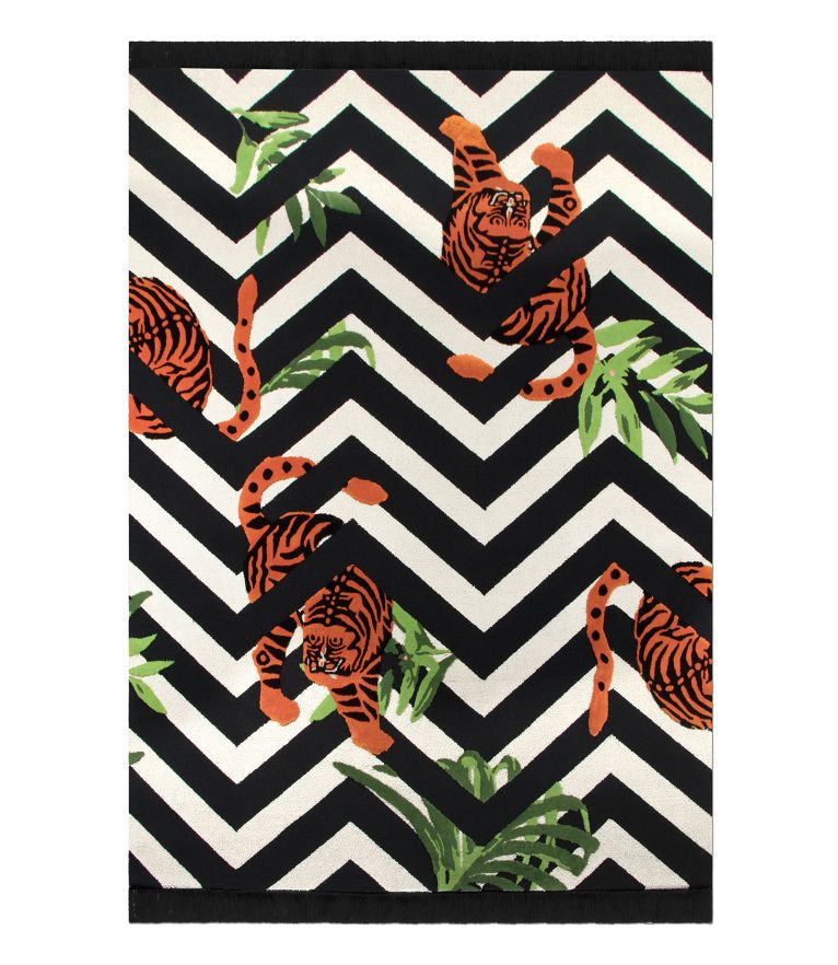Feline Botanical Rug by Rug'Society