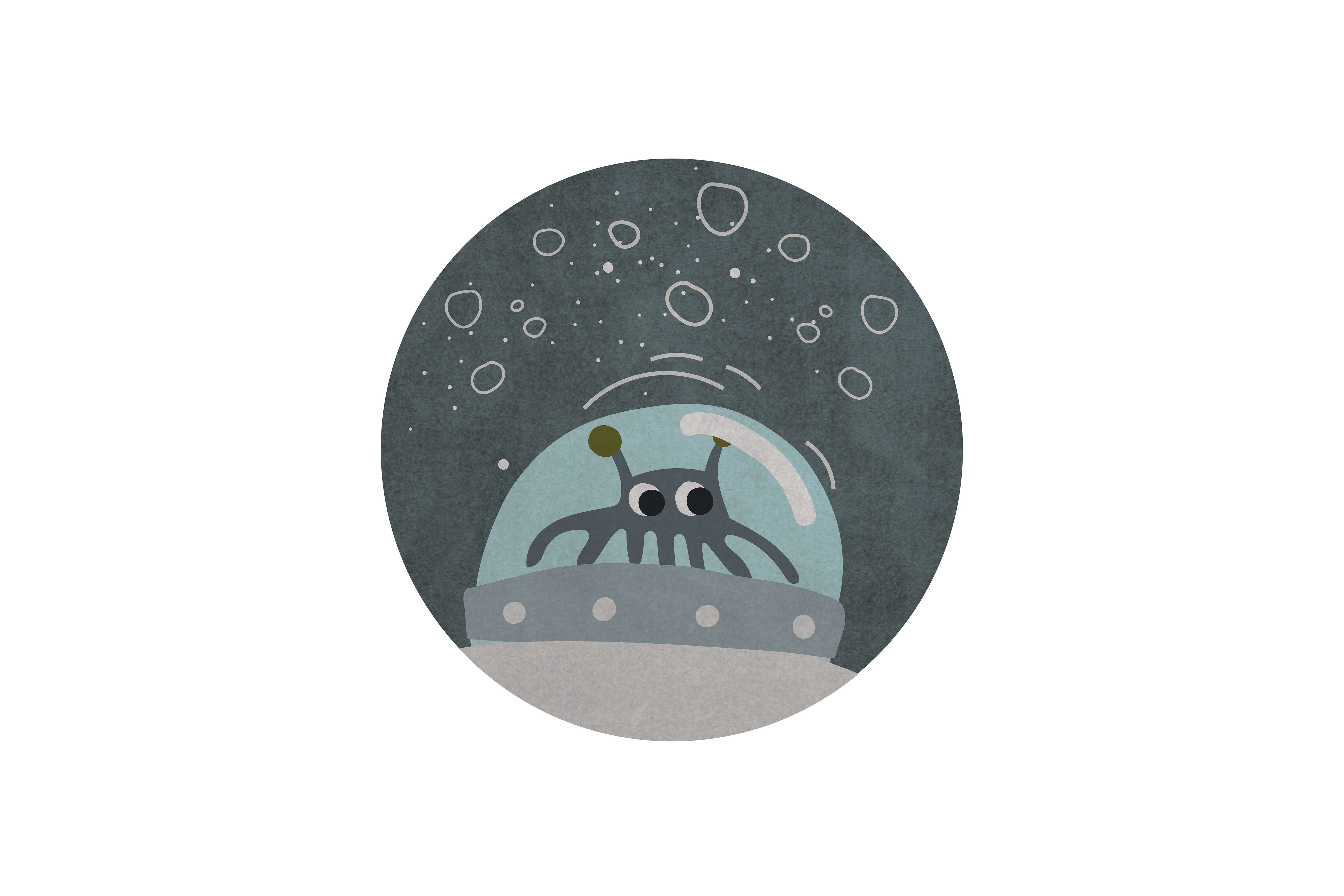 Mr. Martion Round Rug by Rug'Society