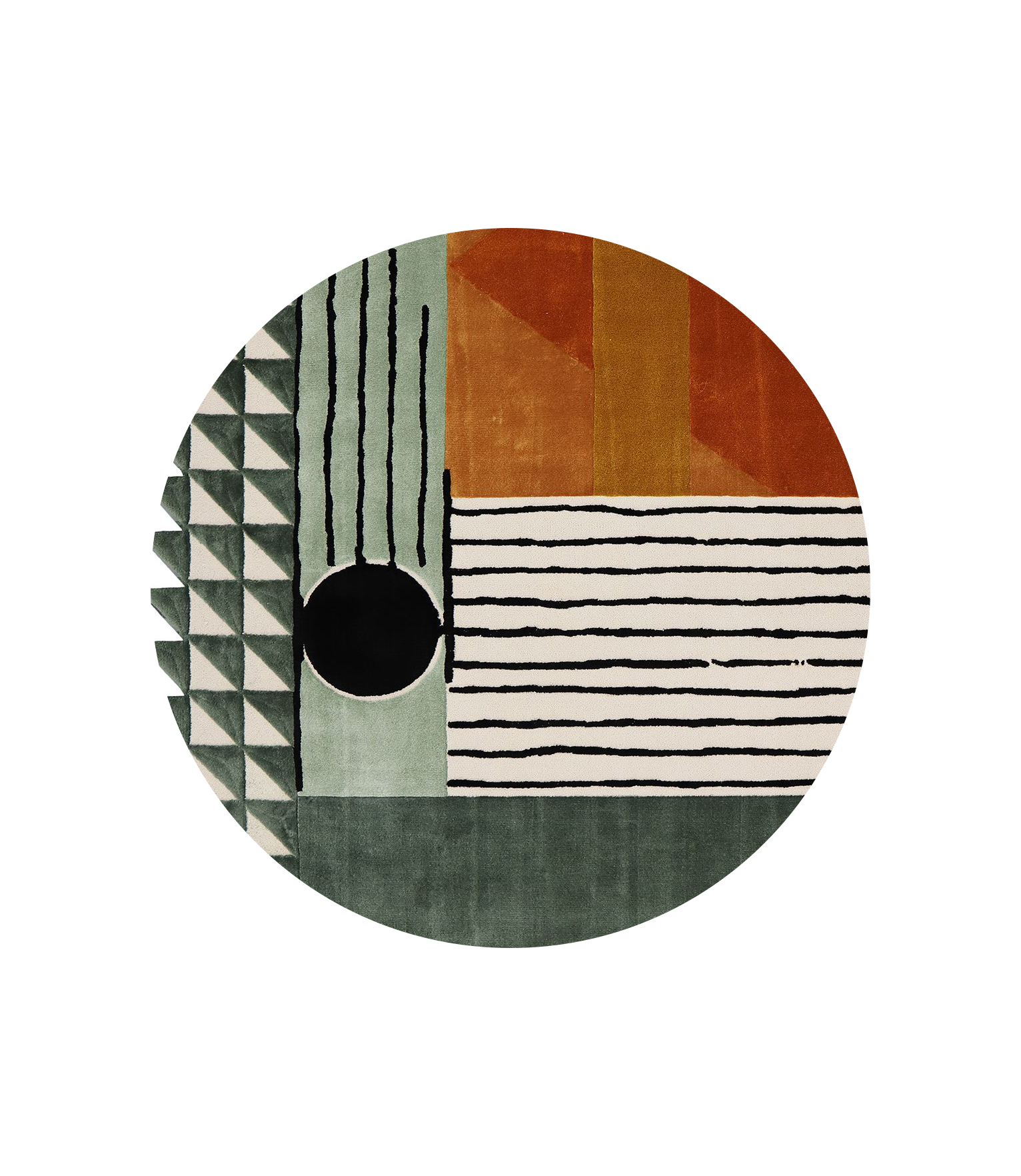 Simba Round Rug by Rug'Society
