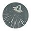Thunder Rocket Round Kids Rug by Rug'Society