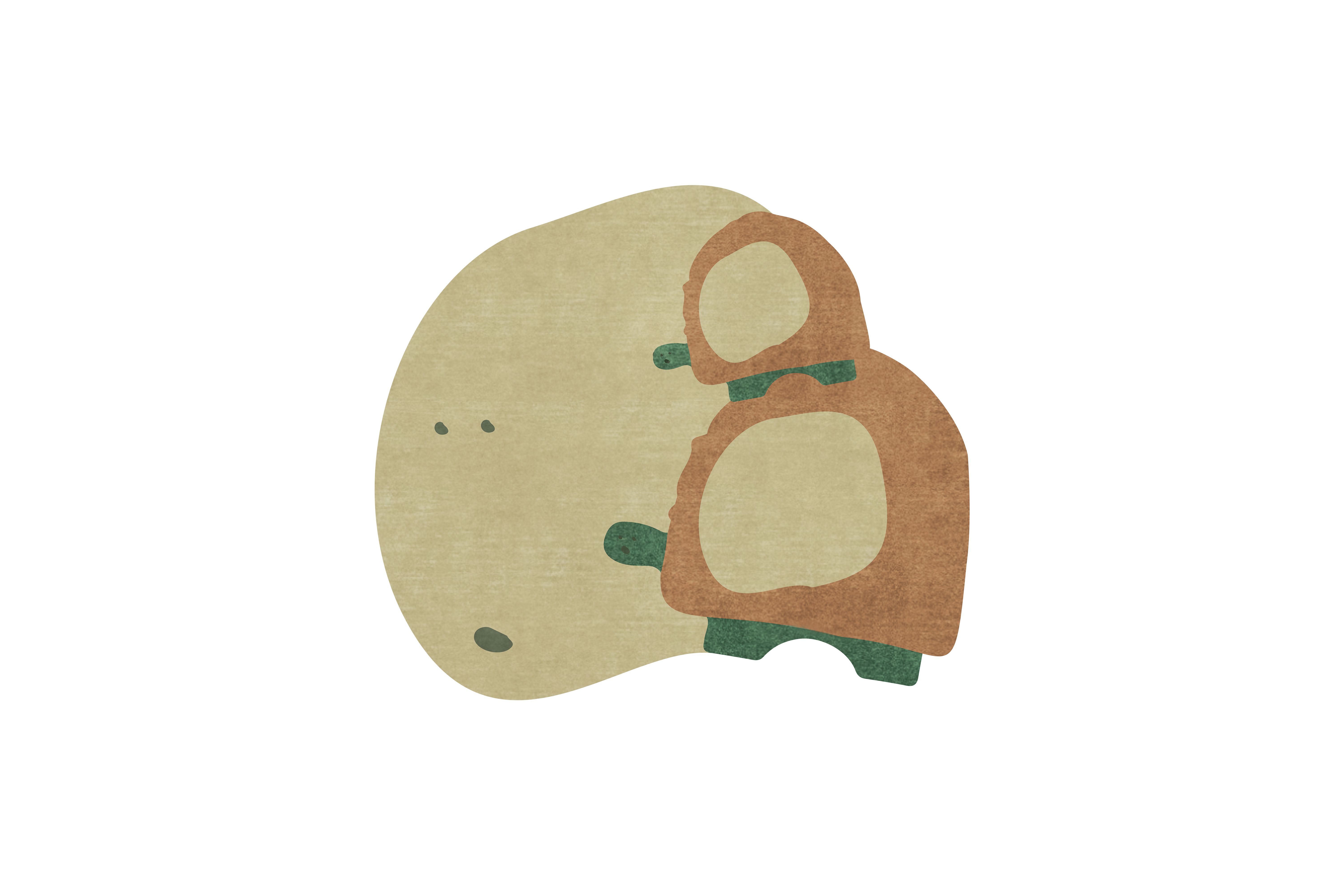 Turtle Shell Rug by Rug'Society