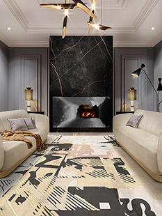 Graffinesque Living Room Rug by Rug'Society