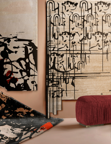 Black Ink Urban Rug by Rug'Society